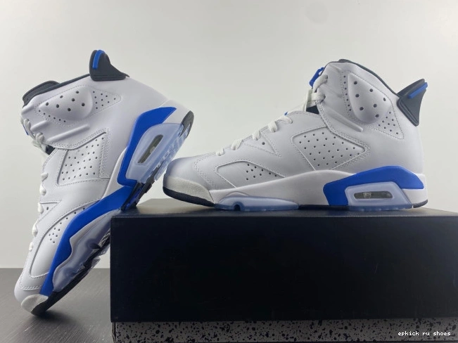 Cheap Blue Retro Air Sport 6 (2014) 384664-107 Jordan 0716